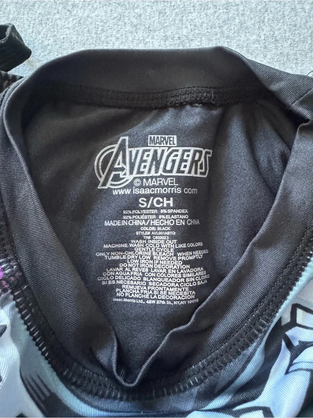 Marvel official black